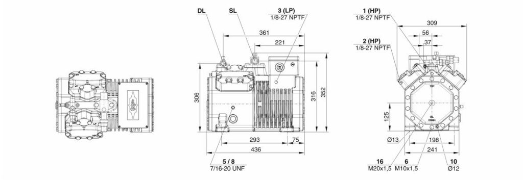 Gambar Kompresor Bitzer 4GE-20Y polarin.id