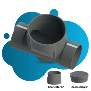Access Fitting ST 4_x6_ (D) With Grille Cap