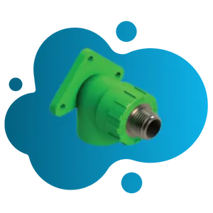 ELBOW MALE THREAD WITH DISK